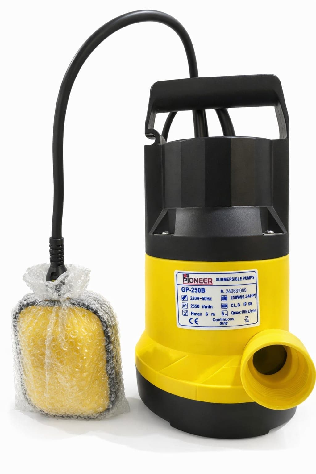 Pioneer GP-400B Submersible Plastic Body Pump